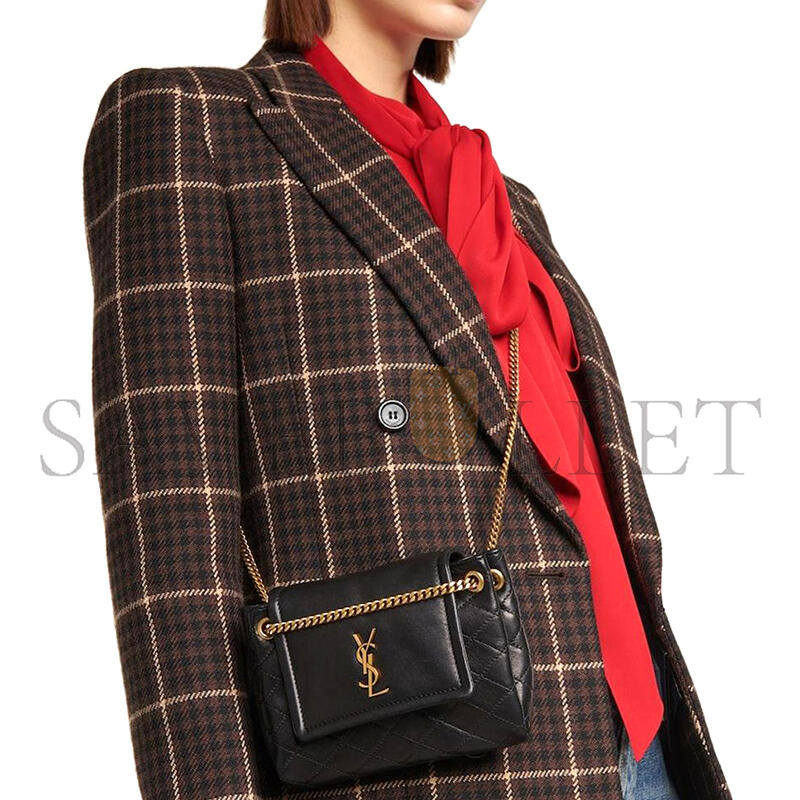 Y51 sac a bandouliere nolita mini en cuir femme de coloris noir (18*13*6cm)